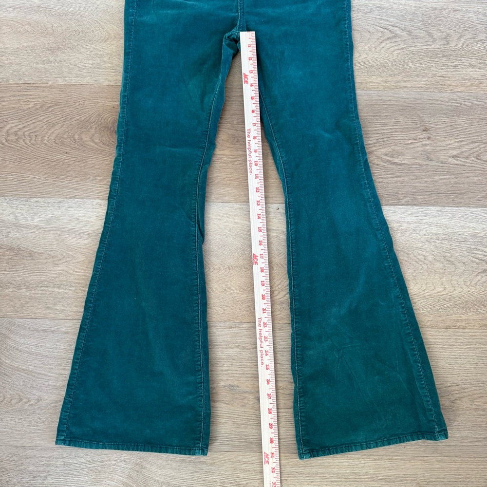Free People We The Free Jayde Cord Flare Pants 29 Green - Picture 5 of 9